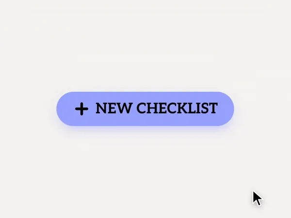 Checklist builder interface